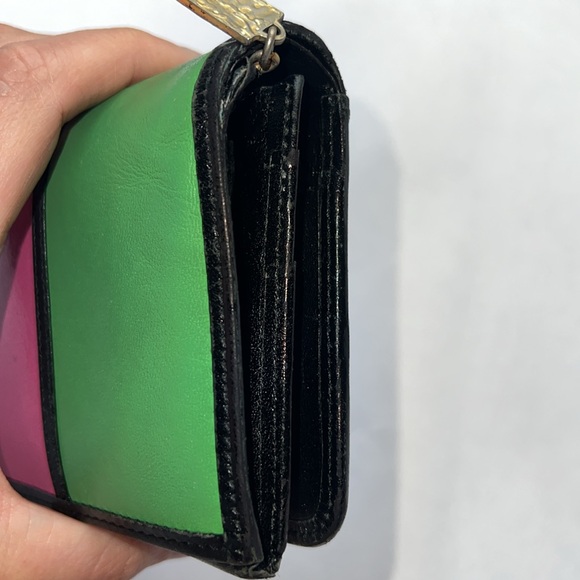 Yves Saint Laurent ULTRA RARE 1960s Homage to Piet Mondrian Leather Wallet - Picture 5 of 17